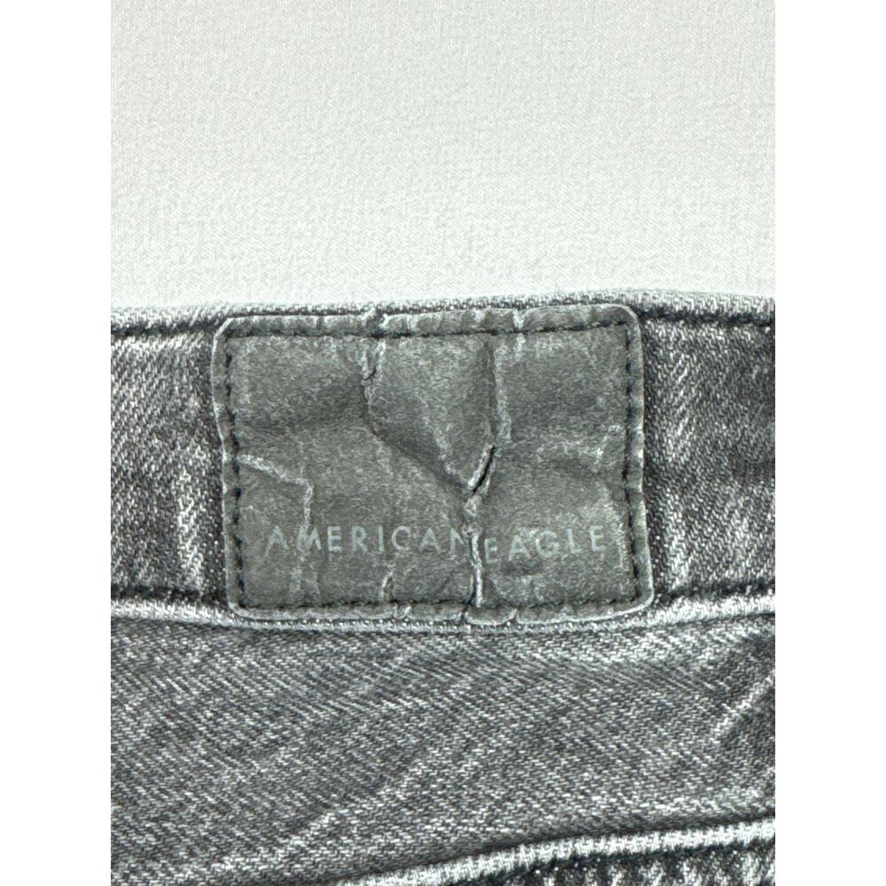 American Eagle Women's 90's Bootcut Dark Gray Denim Jeans - Size 4 Short (28x29) - Picture 3 of 6